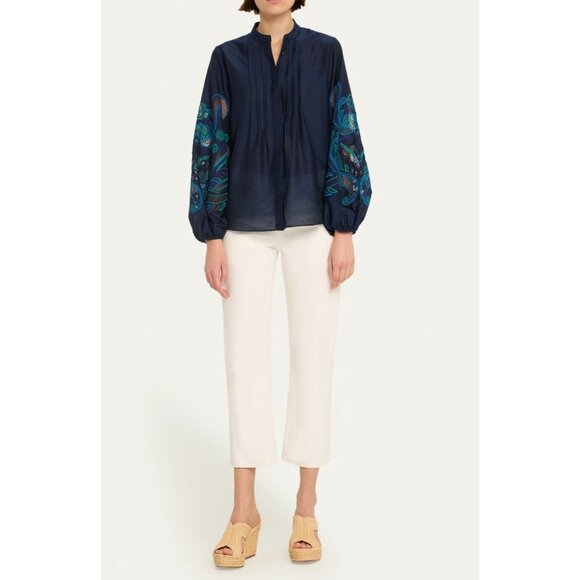 Carrie Forbes $398 Lina Cutout Slide Wedge Sandals Size 40 - Picture 3 of 10